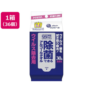 大王製紙 エリエール除菌できるアルコールタオル ウィルス除去用 36個 FC806SS-イメージ1