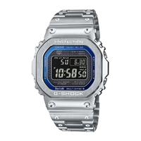 カシオ ソーラー電波腕時計 G-SHOCK シルバー/メタリックブルー GMW-B5000D-2JF