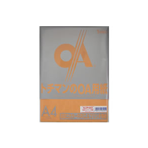 SAKAEテクニカルペーパー 極厚口カラーPPC A4 オレンジ 50枚 FC92514-LPP-A4-O-イメージ1
