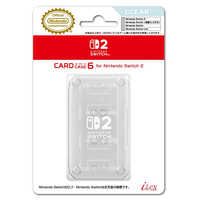 アイレックス カードケース6 for Switch2 クリア ILX2S392