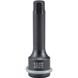 KTC ９．５ｓｑ．　インパクトレンチ用ヘキサゴンレンチ　対辺寸法５ｍｍ　全長７０ｍｍ BTP3M-05P-イメージ1