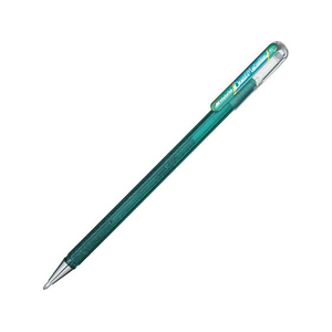 ぺんてる カラーボールペン デュアルメタリック 1.0mm グリーン+メタリックBL FCE371U-K110-DD-イメージ1