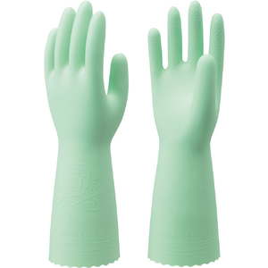 ＳＨＯＷＡ 塩化ビニール手袋　Ｎｏ１３２ビニトップ厚手　グリーン　Ｌサイズ NO132-LG-イメージ1