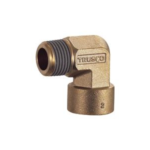 トラスコ中山 TRUSCO　ねじ込み継手　エルボ　R1／4－RC1／4 TN-12L-イメージ1