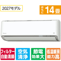 ダイキン 「工事代金別」 14畳向け 自動お掃除付き 冷暖房エアコン e angle select うるさらX ホワイト ATR40APE7-WS