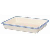 富士ホーロー ビームス ホーローバット LL 15取 ホワイト BM-LL・W FC761KY-0237300