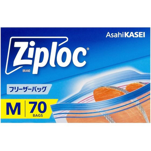旭化成 ジップロックフリーザーバッグ M 大容量 70枚 FCF071S-イメージ3