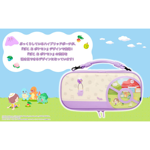 HORI ぽこ あ ポケモン ぷっくり ハイブリッドポーチ for Nintendo Switch 2 NSX182-イメージ4