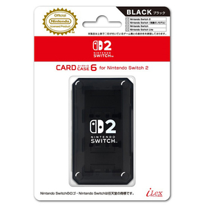 アイレックス カードケース6 for Switch2 ブラック ILX2S393 アイレックス カードケース6 for Switch2 ブラック ILX2S393