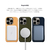ABBI SIGNATURE iPhone 16 Pro Max用LISCIO イタリアンレザー MagSafe対応バックカバー オリーバ ABS27393I16PM-イメージ10