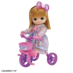 タカラトミー リカちゃん LW-21 ミキちゃんマキちゃんグミドレス&さんりんしゃセット LW21ﾐｷﾏｷｸﾞﾐﾄﾞﾚｽｻﾝﾘﾝｼﾔｾﾂﾄ-イメージ1