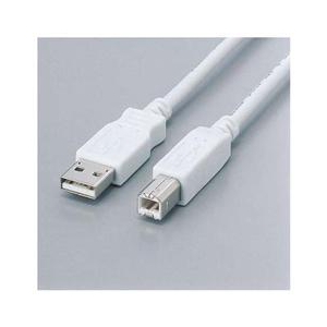 エレコム フェライトコア内蔵USB2．0対応ケ-ブル(ABタイプ) USB2-FS3-イメージ1