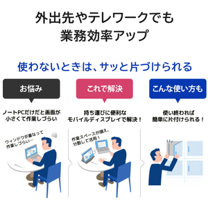 I・Oデータ 15．6型ワイド液晶ディスプレイ LCD-YC162Hシリーズ LCD-YC162HX-イメージ5
