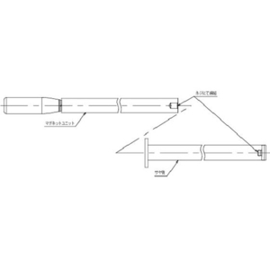 下西製作所 二重管式マグネットバーグリップ付き 全長393mm 39326.6 FC101CF-8593833-イメージ5