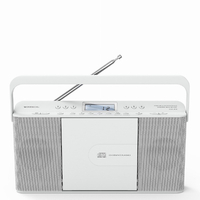 WINTECH CDクロックラジオ ホワイト CDC-810W