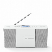 WINTECH CDC-810W CDクロックラジオ ホワイト|エディオン公式通販