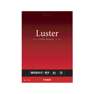 キヤノン A4 写真用紙 微粒面光沢 ラスター 20枚入り LU101A420 キヤノン A4 写真用紙 微粒面光沢 ラスター 20枚入り LU101A420