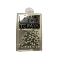 トラヤ マップピン 単色 白 50本 F035057-TS-056ｶﾋWH