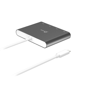 j5 create USB-C to 4ポートHDMIアダプタ シルバー JCA366-イメージ2