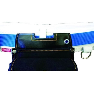 トラスコ中山 内線工事用電工腰袋 前ポケット付 ブラック200115270- FC955EE-8371274-イメージ3