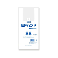 シモジマ レジ袋 EFハンド SS(250×340×マチ90mm) 100枚×20袋 FCD4240-12065516230