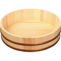 ヤマコー 天然木 寿司飯台 36cm 7合(85288)PPタガ FC978LE-1998100