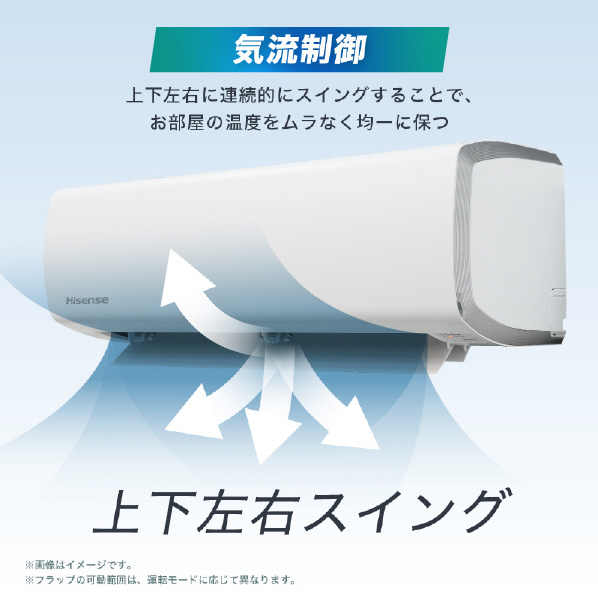 ハイセンス 「標準工事込み」 10畳向け 自動お掃除付き 冷暖房インバーターエアコン e angle select Mシリーズ HAM　E3シリーズ HA-M28FE3-WS HA kW 室内機/室外機 0kg