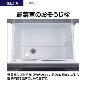 AQUA 【右開き】362L 4ドア冷蔵庫 フリージア・プラス ブライトシャンパン AQR-36R2(N)-イメージ13