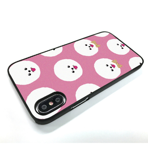Dparks iPhone XS/X用ブラックケース Fashionable Dog Bichon Frise DS10393I8-イメージ4
