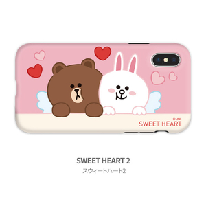 LINE FRIENDS iPhone XR用ケース DUAL GUARD CUPID LOVE コニー KCL-DCL009-イメージ10