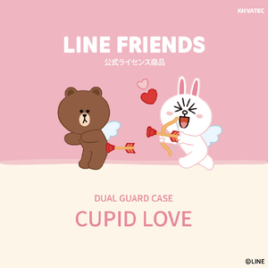 LINE FRIENDS iPhone XR用ケース DUAL GUARD CUPID LOVE コニー KCL-DCL009-イメージ3