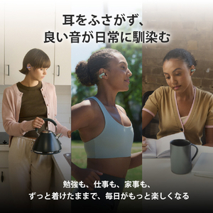 SONY イヤーカフ型ワイヤレスイヤフォン オープンイヤー LinkBuds Clip グレージュ WF-LC900 C-イメージ4