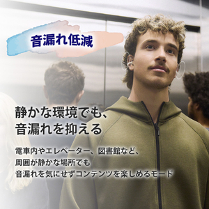 SONY イヤーカフ型ワイヤレスイヤフォン オープンイヤー LinkBuds Clip グレージュ WF-LC900 C-イメージ9