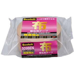 3M スコッチ 布梱包用テープ 軽量物用 30巻 1箱(30巻) F853581-509BEN-イメージ1