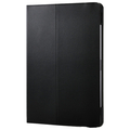 エレコム 13インチiPad Air(M3/M2)用フラップケース 衝撃ガード ベルト付 2アングル 軽量 ブラック TB-A25XPLF2BK
