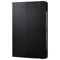 エレコム 13インチiPad Air(M3/M2)用フラップケース 衝撃ガード ベルト付 2アングル 軽量 ブラック TB-A25XPLF2BK