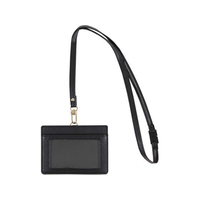 クツワ ID&コインホルダー コスモブラック FC045YP-LF007BK