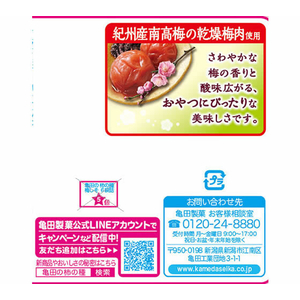 亀田製菓 亀田の柿の種 梅しそ 6袋 F343538-イメージ3