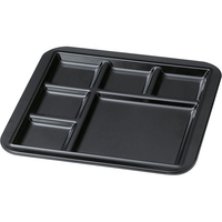 若泉漆器 ニュービュッフェプレート バラエティー浅 黒 FC874KY-0260970