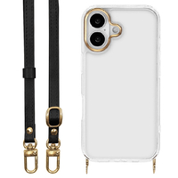 ラスタバナナ iPhone17用ILBE ショルダーストラップ付きハイブリッドケース ブラック 8970IP5AHPBK