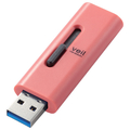 エレコム スライド式USB3．2(Gen1)メモリ 128GB レッド MF-SLU3128GRD