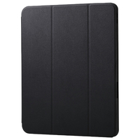 エレコム 13インチiPad Air(M3/M2) フラップケース 衝撃吸収 Pencil収納 スリープ対応 ブラック TB-A25XSABK
