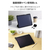 エレコム 13インチiPad Air(M3/M2) フラップケース 衝撃吸収 Pencil収納 スリープ対応 ブラック TB-A25XSABK-イメージ5