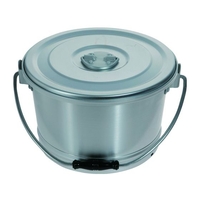 トラスコ中山 アルミ丸型一重食缶 270Φ×240 10L FC030KN-2067400