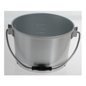 トラスコ中山 アルミ丸型一重食缶 270Φ×240 10L FC030KN-2067400-イメージ2