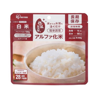 アイリスオーヤマ α化米 白米 100g FCN5017-100g-ﾊｸﾏｲ