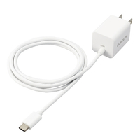 エレコム USB Power Delivery 20W AC充電器(Cケーブル一体型) ホワイト MPAACCP34WH