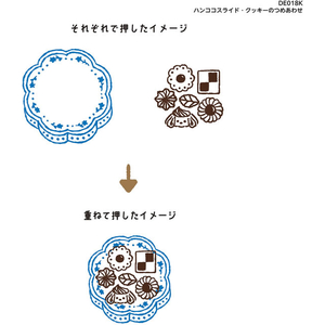 クツワ ハンココスライド クッキーのつめあわせ FCG215W-DE018K-イメージ3