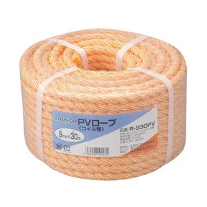トラスコ中山 PVロープ 3つ打 線径9mm×長さ30m FC626GS-5112915-イメージ1