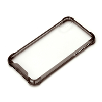 PGA iPhone X用ハイブリッドタフケース クリアブラック PG-17XPT14BK